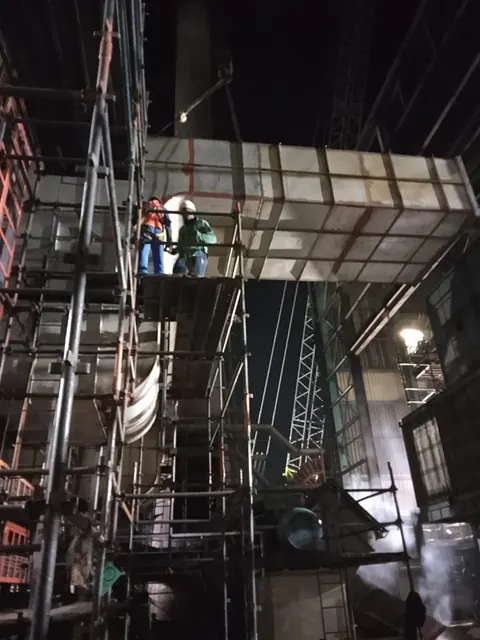 Ductwork erection at height